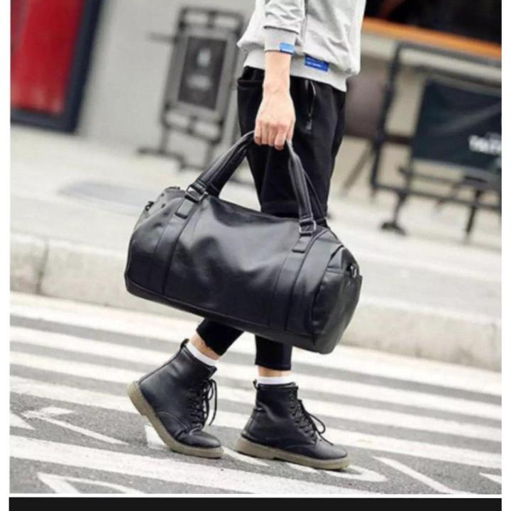 Bag for men travelling Gym Bag Black Travel Bag Weekend Luggage Tour Bag, Backpack Bag for Men Women
