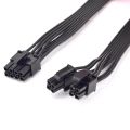 CPU 8 Pin to 4+4 Pin ATX Power supply Cable 8Pin to 8pin EPS Cable P8 to P4 for Cooler Master Silent Pro Hybrid 1300W modular. 