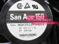 COOLING FAN SANYO 9GV1512P5M051 12V 1.2A 150mm - 15cm - 150X150X50. 