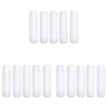 15 Pcs 25mm(1 Inch) PTFE Magnetic Stirrer Mixer Stir Bar,White Color,Laboratory Bar,Stir Plate Bar,7mm25mm Stir Bars. 