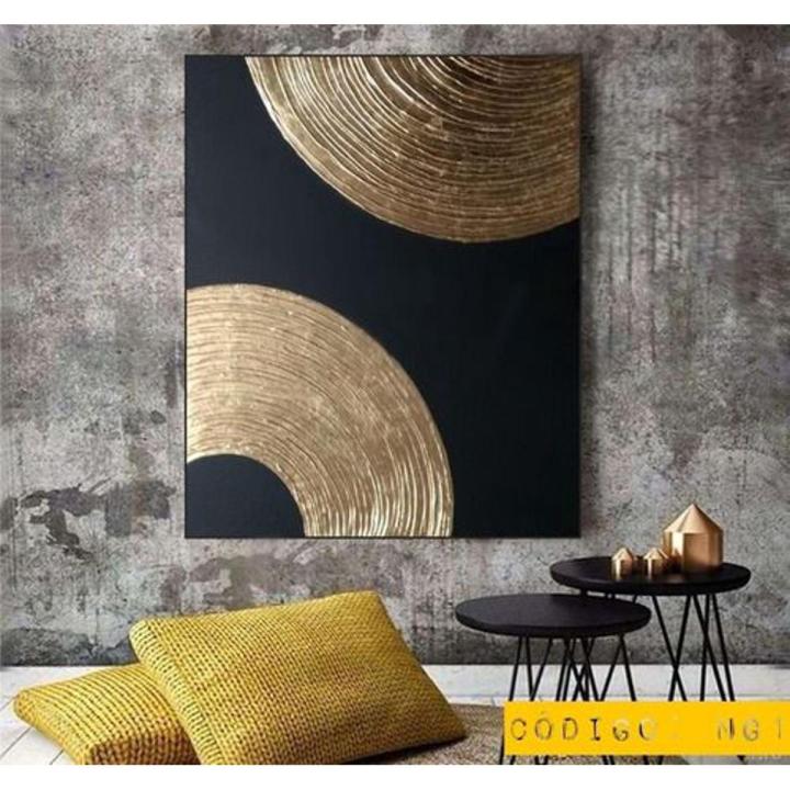 GOLD BLACK, Wall painting, Painting for bedroom, painting for home, painting for drawing room, wall art, wall hanging painting