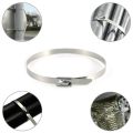 Stainless Steel Cable Ties, 100 Pcs 7.9 Inches Cable Zip Ties. 