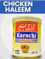 Karachi Haleem food tin packs (chicken haleem , chicken biryani , chicken nihari, chicken Qorma, Murg choolay , achar ghosht etc) small pack 435 grams. 