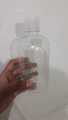 3 pcs transparent empty 500ml PET bottle with flip cap for use lotion ...