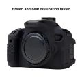 （Not a Camera） For Canon EOS 600D Soft Silicone Protective Case. 