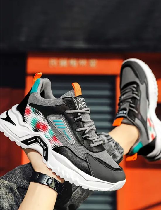 SHOE HAVEN- New Men Tide Running Shoes Light Weight