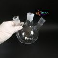 Round Bottom Flask ,Three necks,Glass Boiling Flask,3-necks,Lab flask,Ground joint could be customized 100mL/250mL/500mL/1000mL. 