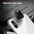 Modified Camera Lens Seconds Change Cover for iPhone X XS XR MAX Sticker Fake Camera for iPhone 11 Pro Max Tempered Glass Protector. 