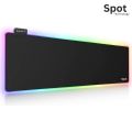 Spot -RGB Gaming Mouse Pad Large Extended Soft Led Mouse Pad with 14 Lighting Modes 2 Brightness Levels, Computer Keyboard Mousepad XL Size. 