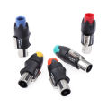 Metal 4 Pin Ohmic Connector Professional Audio Plug Stage Slightly Speaker Wire Accessories Solder-free NL4FC. 