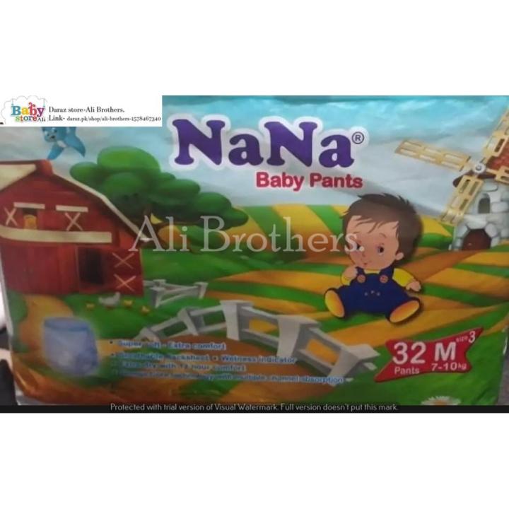 NANA-BABY PANTS- M size (3)- 32 pcs