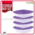 Storage Box 3pcs Set Plastic Material. 