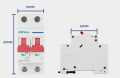 USFULL 2 Pole 32 Ampere DC Miniature Circuit Breaker. 