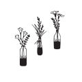 3pcsDecorative Flower Wall Art For Kitchen Bathroom Bedroom Wood Flower Wall Decor Princess.com. 