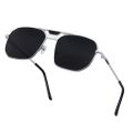 2024 Trendy Metal Frame Sunglasses For Women - Retro Polygon Gradient Mirror Sunscreen Sun Glasses For Girls. 