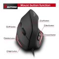 ZELOTES T20 Wired Vertical Optical Mouse 6 Buttons Gaming Mice for PC Computer. 