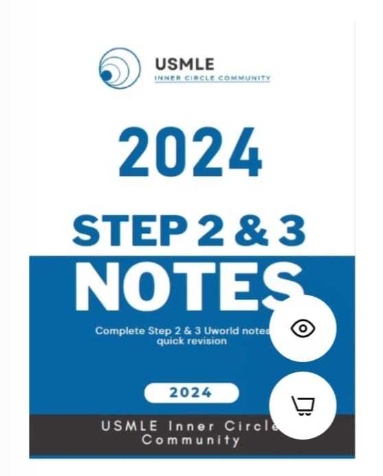 USMLE Inner Circle Step 2 & 3 Notes 2024