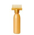 Golden Hair Oil Applicator Comb Bottle | Easy-to-Use Hair Care Oil Dispenser for Men & Women | 130ml. 