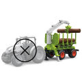 PinShang Remote Control Tractor For Kids 1:24 Scale RC Farmer Engineering Vehicle 2.4G 6CH Tractor Toy Birthday Gifts For Boys Girls. 