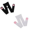 Lolitas Cat Paw Pad Pantyhose Tights 3D Toe Bean Socks High Waist Pantyhose Cute Kitten Claw Pad Socks Lace Open Crotch. 