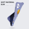 Hontinga for Xiaomi Poco X3 GT Case Side Design Phone Cover Cartoon Moon Astronaut Case Square Edge Pattern Liquid Silicone Trend Cover. 