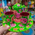 Chenuk Truck Art (kettle) set  4 pcs set and 6 pcs set/ Handicraft / HandPainted / Vip's Creation. 