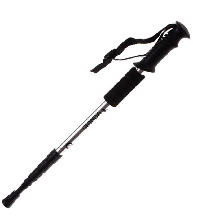 New High-Quality Anti-Shock Trekking Pole, 3-Section Adjustable Hiking Walking Stick with Ergonomic Handle for Outdoor Recreation
