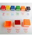 Set of 6pcs Appreciation Stamps Nice Work Super Very Good Terrific Great Well Done Kids Stamp Set Motivation Sticker School Scrapbooking Stamp DIY Teachers Self Inking Praise Reward Stamps For Scrapbooking. 