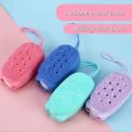 Silicone Body Brush and scrubber, Efficient cleaning with Hole in it. 