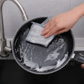 1/5Pcs Non-Scratch Steel Wire Dishcloth Daily Cleaning Cloth Non Stick Oil Wiping Cloth Kitchen Stove Dishwashing Pot Washing Dishes. 