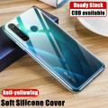 lthmy for Realme 5 RMX1911 Flexible Soft Matte Black Crystal Clear Phone Case Silicone Protective Back Cover. 
