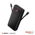 SiGMA ABDALI-2 (2in1) 20000mAH Fast Charging POWER BANK - 22.5 Watt Fast charging - PD Fast Charging - Qual comm 3.0 - 1 Year brand warranty. 