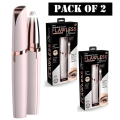 Pack Of 2 Electric Eyebrow Trimmers Mini Eye Brow Shavers Portable Epilators Facial Hair Removers For Women. 