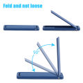 Thin Metal Foldable Phone Holder Stand Desk Cellphone Kickstand Bracket Mobile Phone Cradle Folding Support. 