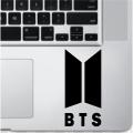 BTS Logo Kpop Korea Sign Vinyl Decal Laptop Sticker, Laptop Stickers for Boys and Girls, Bike Stickers, Car Bumper Stickers by Sticker Studio. 