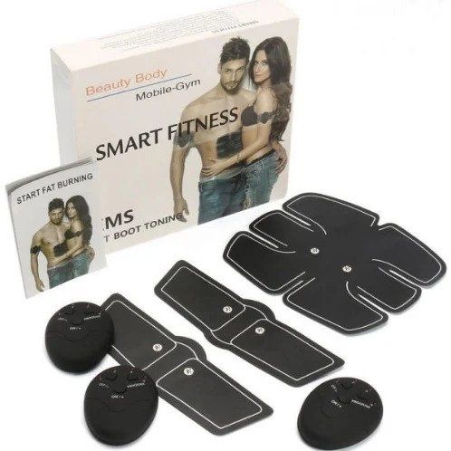 Beauty Body Mobile Gym 6 Pack EMS - Black Muscle Stimulation 6 Pack Mobile Gym EMS Fitness