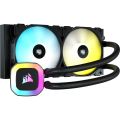 Corsair H100 RGB 240mm Liquid CPU Cooler. 