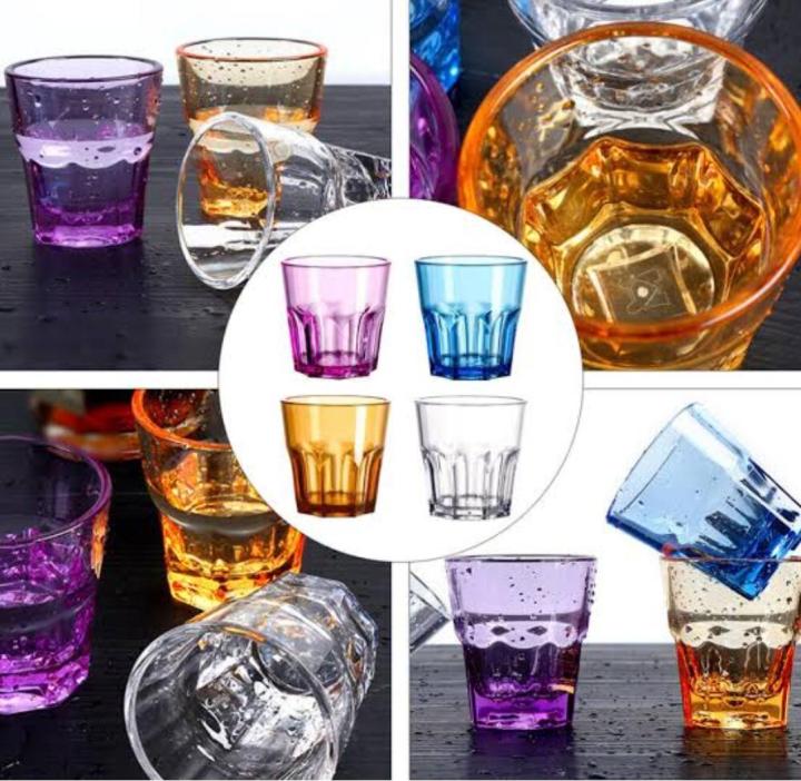 Acrylic Glass Fine Quality Acrylic Plastic Drinking Water Glass.