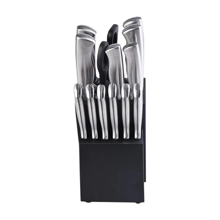 Techmanistan%2015%20Piece%20Kitchen%20Knife%20Block,%20Stamped%20High%20Carbon%20Stainless%20Steel%20Steak%20Knives,%20Sharp%20Knife%20Set%20with%20Wooden%20Block,%20AR+COOK%20Stainless%20Steel%2015%20Piece%20Cutlery%20Set%20-%20Image%206