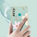 Flower Style Casing for Infinix Hot 9 X655C X656 X655 X655D 2022 New Design Square Shape Phone Case Soft Plating Case Cover with Free Lanyard. 