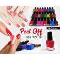 Multi-color PeelOff Nail Polish Pack of 12. 