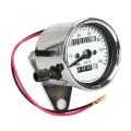 BRADOO-Motorcycle Mini Electronic Speedometer with Odometer Night Light. 