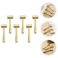 6 Pcs Children's Toy Hammer Gavel Plaything Wooden Court Judge Auction Decorate Inflatable Role. 