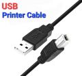 USB Printer Cable 1.3 meter (4.5 feet) High-Quality Branded New USB Printer Cable Compatible With Laptop, Scanner, PC, Printer. 