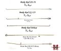 Brake Rod For Honda CD-70/ Brake Rod For Honda CG-125/ Brake Rod For Honda CG-125 (Self)/ Brake Rod For Honda Pridor/ Brake Rod For Honda CB-150 Motorcycle. 