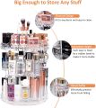 Top Best Quality 360 Degree Rotating Makeup Organizer Cosmetic Storage Box Lipstick Holder Make Up | Cosmetics Makeup Organizer Acrylic 3D Rotating 360 | SJR Collections. 