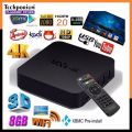 PREMIUM SMART BOX MXQ 4K ANDROID TV BOX QUAD CORE PROCESSOR 1GB RAM 8GB STORAGE ULTRA HD STREAMING FOR NETFLIX YOUTUBE IPTV MOVIES GAMING COMPACT MEDIA HUB WITH SMOOTH 4K PLAYBACK FOR HOME THEATER. 