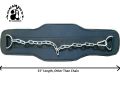 Dip Belt for Weightlifting | Bodybuilding | Gym Exercise | Premium Quality | Fitness Training Dipping Belt | Gym Belt | Weightlifting Belt | Bodybuilding Belt | Eva Sheet | Dip Belt with Chain | Stainless Steel | 30" other than Chain. 