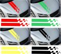 Bonnet Car Sticker-Rectangular Chess Pattern-Car Sticker-Car Decal-sticker for a Car-Bonnet Sticker. 