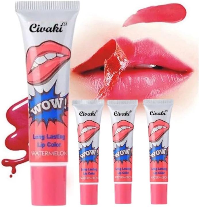VeniCare Lip stain 6 Colors Tattoo Magic Color Peel Off Mask Tint Long Lasting Waterproof Lip Gloss